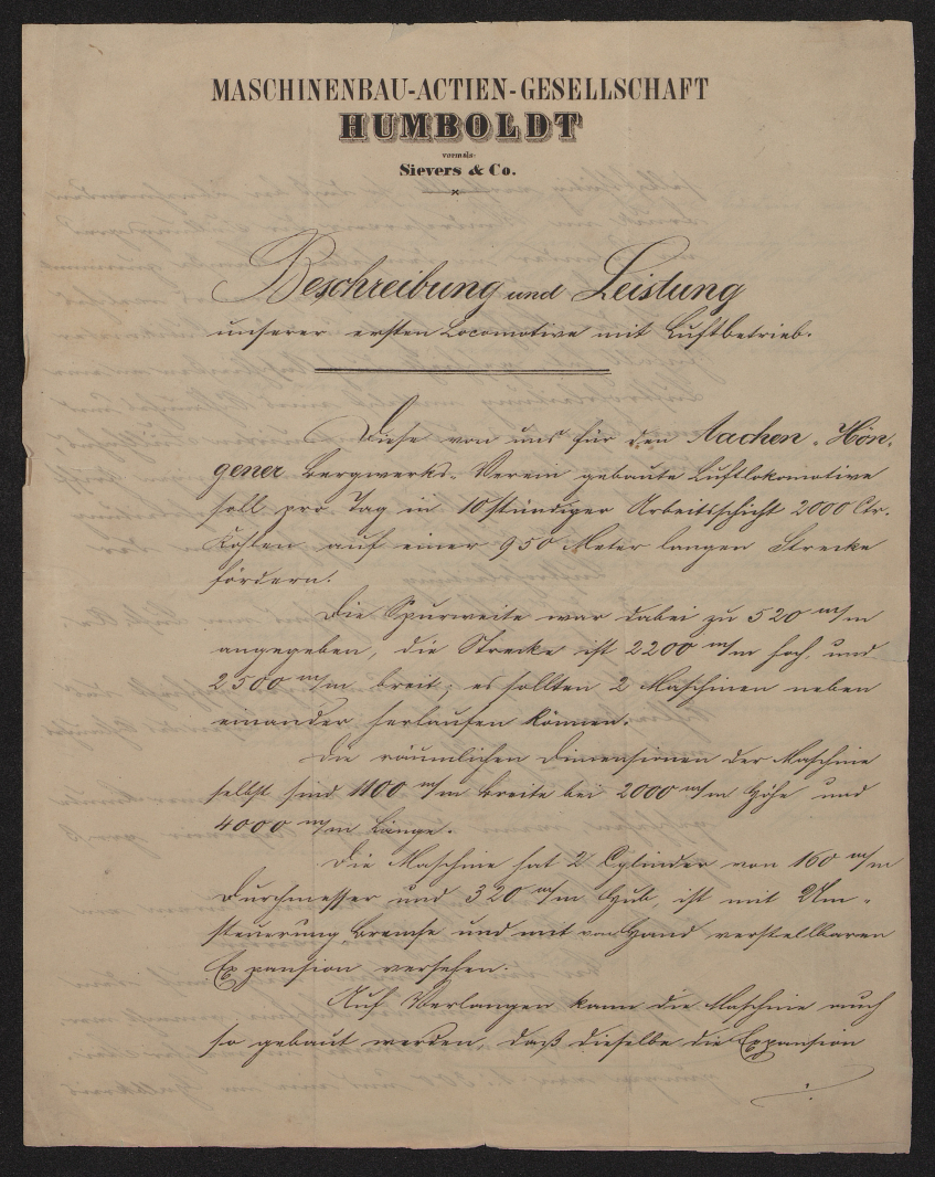 Erste Seite Handschrift