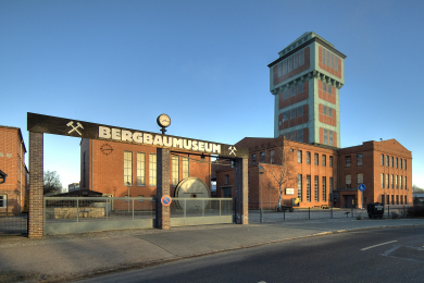 Aussenansicht des Bergbaumuseums Oelsnitz/Erzgebirge