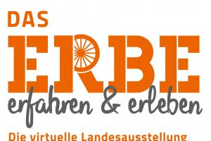 Das Bild zeigt das Plakat zur Ausstellung Das Erbe. Die virtuelle Landesausstellung zu 250 Jahre Bergbau im Saarland