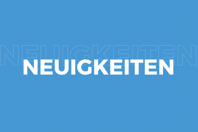 Standhalterbild mit Aufschrift Neuigkeiten