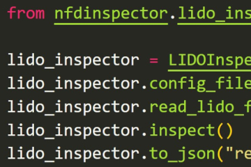 Zu sehen ist der Quelltext eines Python-Skriptes mit farblichen Hervorhebungen.