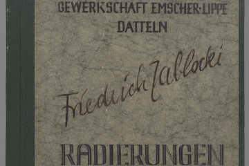 Umschlagseite des Albums mit Radierungen von Friedrich Zablocki
