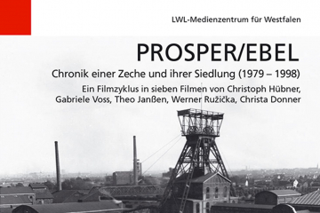 Titel des Film mit einer historischen Aufnahme der Zechensiedlung und des Fördergerüsts der Zeche