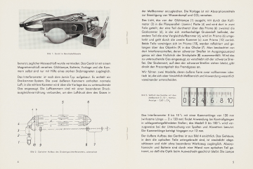 Eine Schemazeichnung mit dem Strahlengang des Interferometers mit den dazugehörigen Erläuterungen