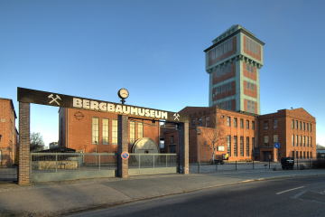 Aussenansicht der Bergbaumuseums Oelsnitz im Erzgebirge