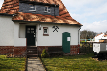 Ein ehemaliges Wohnhaus in einer Zechensiedlung in Kamp-Lintfort, das der Fördergemeinschaft heute als Museum dient.