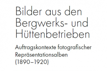 Das Veranstaltungsplakat zeigt unter dem Titel das historische Foto eines Abbaubetriebes unter Tage.