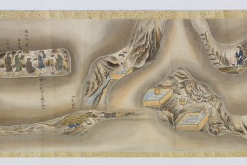 Wasserhaltung, Schleppen und Vermessen in einem japanischen Goldbergwerk