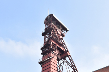 Fördergerüst der Zeche Sophia Jacoba in Hückelhoven